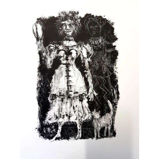 Antoni Clavé - Original Lithograph - For Pushkin's Queen of Spades 1946 For Sale