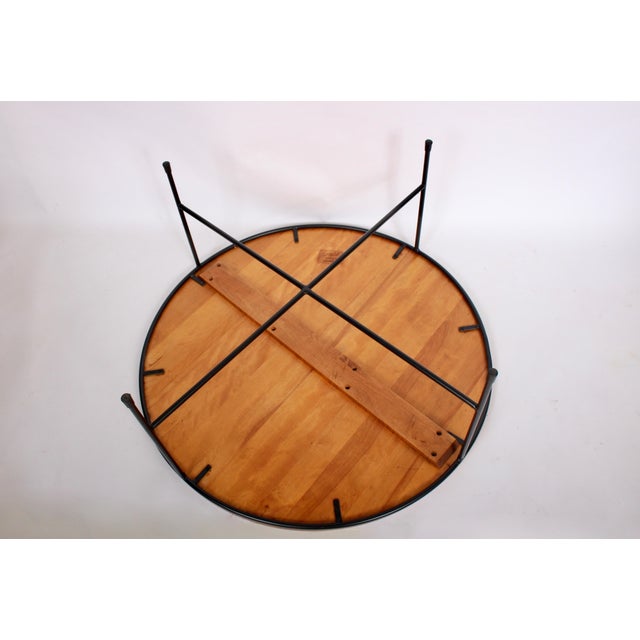Wood Original Paul McCobb Planner Group Birch & Iron Coffee Table For Sale - Image 7 of 11