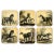 Lacquered Wood Horse Coasters, Italy, 1950s, Set of 6 For Sale - Image 18 of 18
