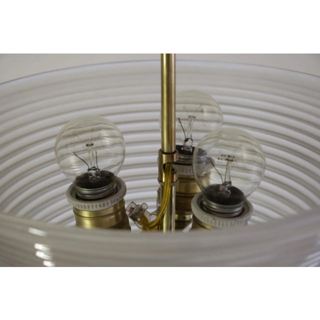 Italian Art Deco Murano Glass Pendant Lamp from Barovier Toso, 1940s For Sale - Image 15 of 17