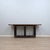 Wood Rattan and Oak Convertible Console Dining Table from McGuire, 1970s For Sale - Image 7 of 16