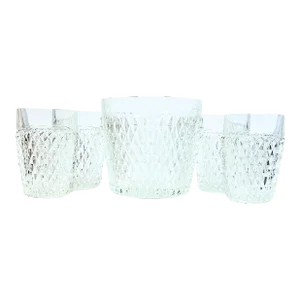 French Lowballs & Ice Bucket- Set of Five