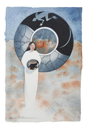 1990 Connie Seabourn Watercolor Painting