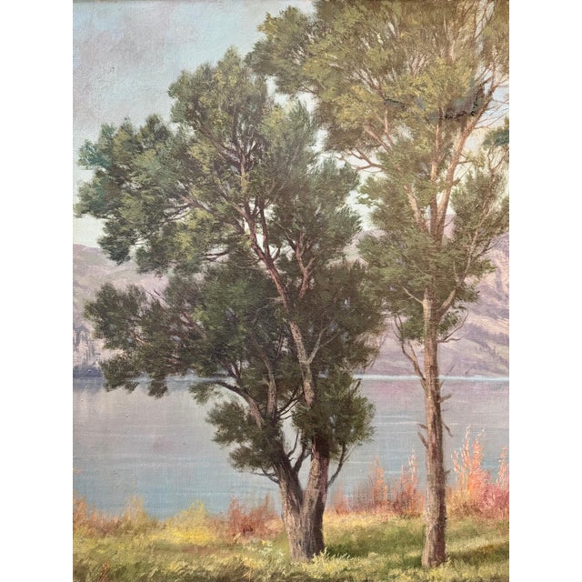 H. Ackerman, Landscape, Oil on Canvas, 1920s-1940s For Sale - Image 6 of 10