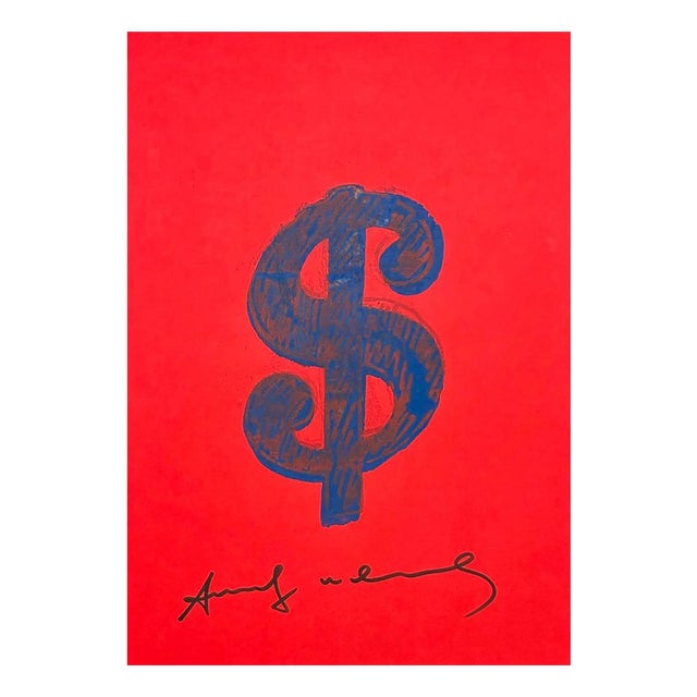 Andy Warhol, Dollar, Lithograph For Sale