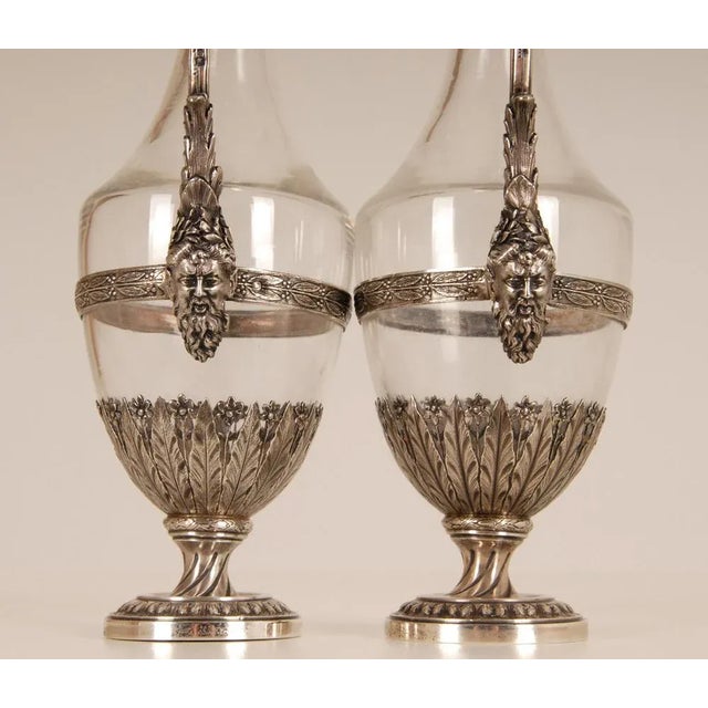 18th Century Sterling Silver Decanters, Set of 2 For Sale - Image 17 of 18