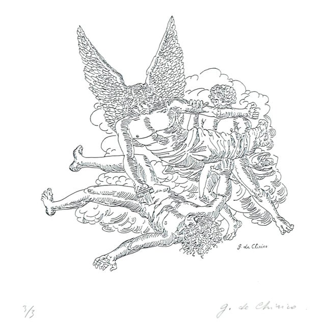 Giorgio De Chirico, Apocalypse of John the Evangelis, Etching, 1970s For Sale - Image 4 of 4