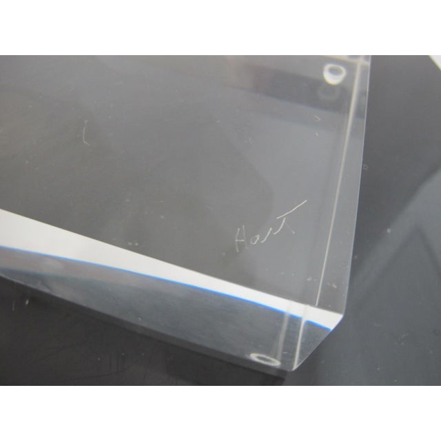 Transparent Frederick Hart Acrylic Light Whispers Signed Limited Female Nude Art Sculpture For Sale - Image 8 of 17