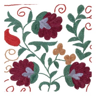 18"x19" Modern Cushion Cover Made of Cotton. Embroidery Pillow. New Throw Pillow For Sale