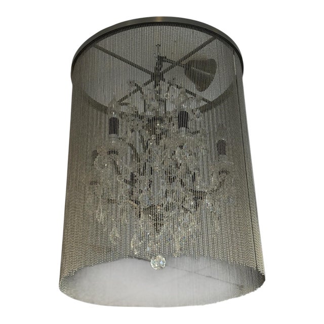 Restoration Hardware Vaille Crystal Chandelier For Sale