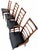 Mid-Century Modern Mid-Century Modern "Lis" Ladder-Back Chairs Designed by Niels Koefoed for Koefoeds Hornslet in Denmark For Sale - Image 3 of 4