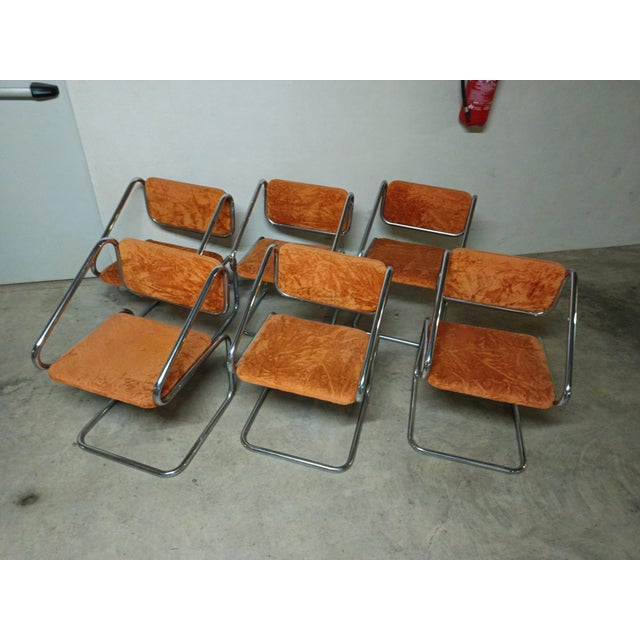 1970s Space Age Chairs, 1970s, Set of 6 For Sale - Image 5 of 12
