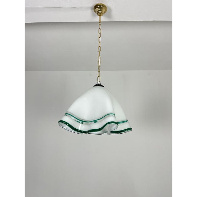 Murano Glass Pendant in the style of Venini, 1960s For Sale - Image 12 of 13