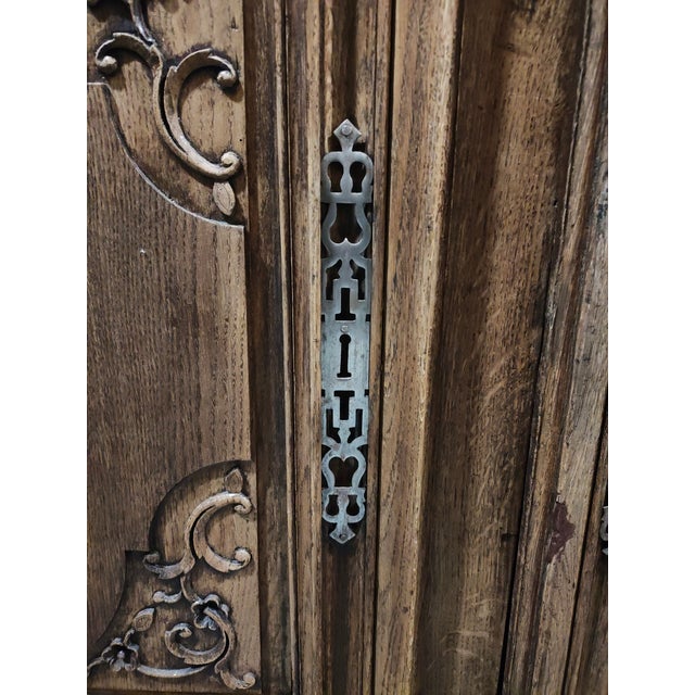 Late 18th Century French Provincial Oak Enfilade For Sale - Image 10 of 15