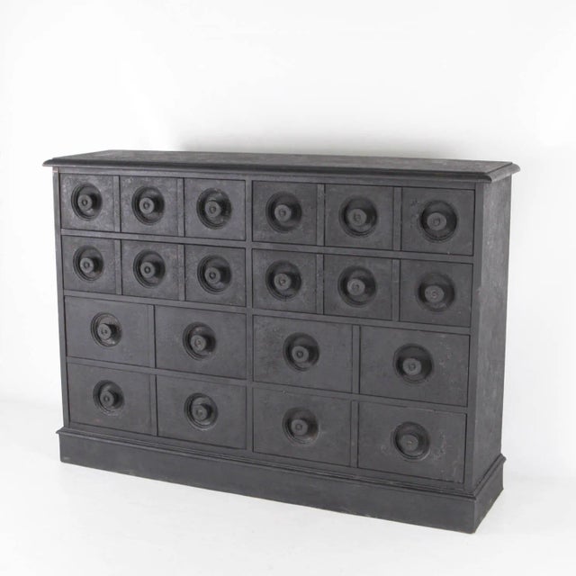 Ebonized Chest of Drawers, 1970s For Sale - Image 6 of 9