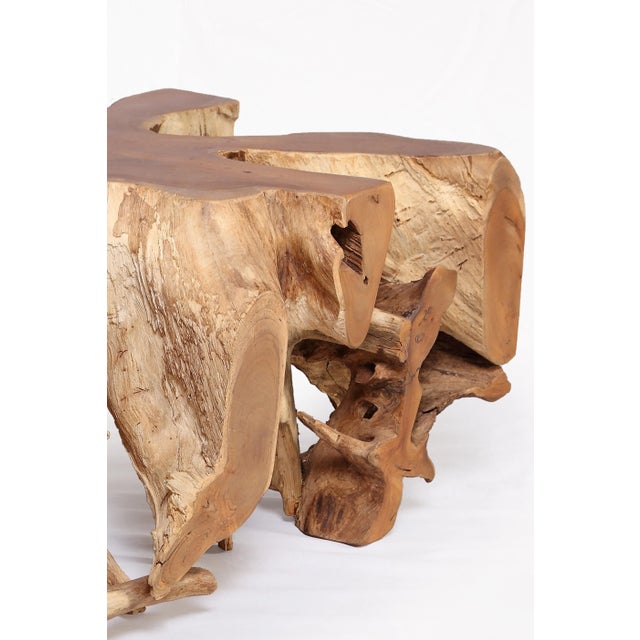 2020s Square 36" Inch Organic Teak Root Coffee Table 53 For Sale - Image 5 of 6