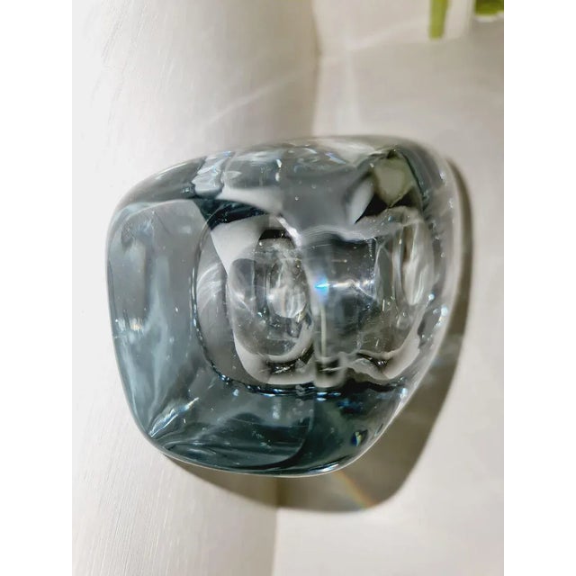Glass Mid-Century Vase for Strömbergshyttan, 1950s For Sale - Image 7 of 10