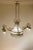 Art Nouveau Chandelier in 5-Light Golden Brass, 1890s For Sale - Image 4 of 12