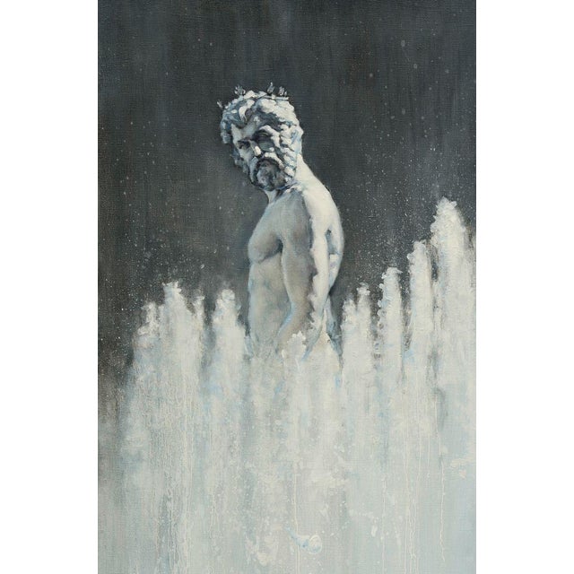Contemporary Oil Painting Neptuno Oleg Kateryniuk For Sale - Image 3 of 5