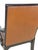 Vintage Baker Furniture Brown Leather & Ebonized Wood Armchair For Sale - Image 16 of 17