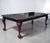 Edwardian Extending Dining Table. 2 Extra Leaves. Opens and closes easily. Chippendale style with large ball and claw feet...