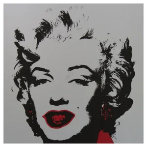 Sunday B. Morning after Andy Warhol, Golden Marilyn 36, Silkscreen Print