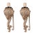 1950s Pair of Neoclassical Wooden Candle Holders - Sconces For Sale