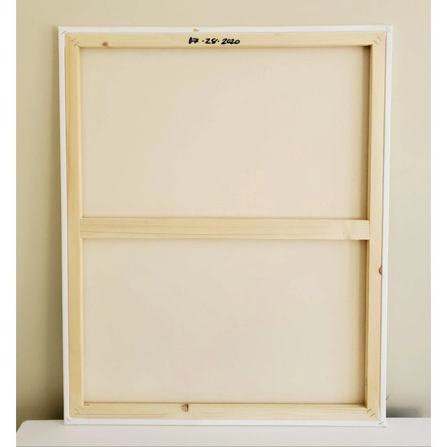 "Poppy" Contemporary Abstract Face Painting by Isaiah Thomas For Sale - Image 10 of 12