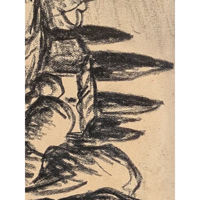 1920s Auguste Chabaud, the Olive Grove, 1920s, Crayon & Pencil For Sale - Image 5 of 9