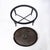 Early 20th Century Oval Tole Tray on Stand For Sale - Image 6 of 12