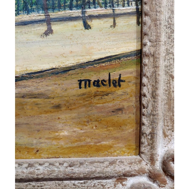 Paint Elise Maclet -Saint-Germain-Des-Prés, Paris Oldest Church-Oil Painting For Sale - Image 7 of 10