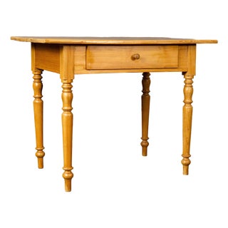 Biedermeier Style Table in Pine For Sale