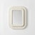 Glass Lola Mirror in Off-White by Tilecito For Sale - Image 7 of 7