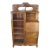 Antique Quartersawn Oak Side by Side Secretary Desk Bookcase Curio Cabinet For Sale