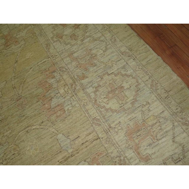 Beige Vintage Inspired Turkish Oushak Oversize Rug - 14'4" x 21'6" For Sale - Image 8 of 9