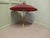 1920s Vintage Art Deco Painted Bamboo Parasol, 1920 For Sale - Image 5 of 8
