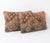 Mid-Century Modern Bohemian Lumbar Rug Pillow Cover 16'' X 24'' - Set of Two For Sale - Image 3 of 4