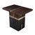 "Variazione" Side Table With Bronze and Finely Crafted Woods, Handmade For Sale - Image 4 of 5