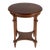 Hellinger Round End Table, Medium Brown For Sale