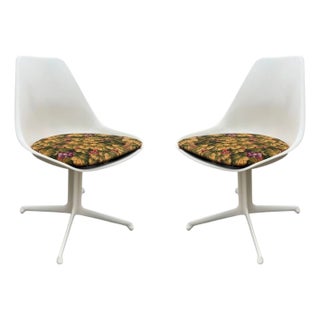 1960s Mid-Century Tulip Side Chair Model 115 by Maurice Burke for Arkana - Pair For Sale