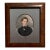 Antique Portrait Miniature of a Man With Blue Eyes For Sale