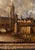 Peter Van Der Velde, Marina Landscape with Boats, 1700, Oil on Canvas For Sale - Image 10 of 16