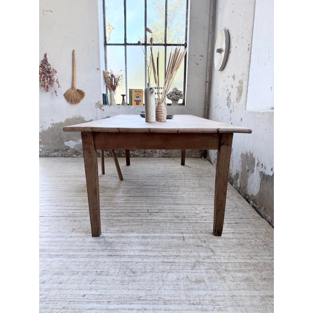Vintage Farmhouse Dining Table in Oak, 1950 For Sale - Image 14 of 18