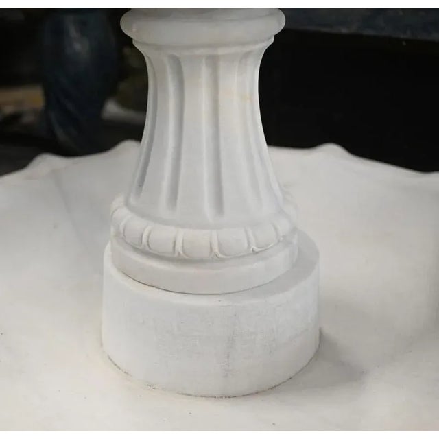 Stone Italian Marble Garden Fountain For Sale - Image 7 of 8