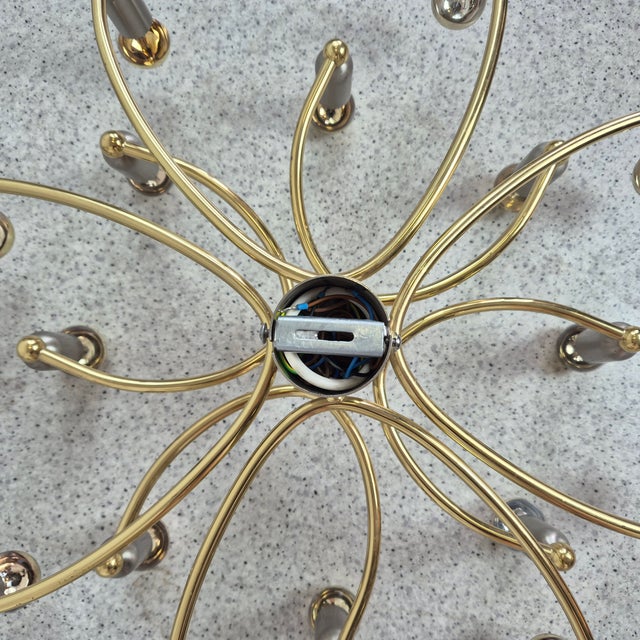 Mid-Century 16-Arm Wall or Ceiling Light from TZ Schmitz, Germany, 1970s For Sale - Image 9 of 13