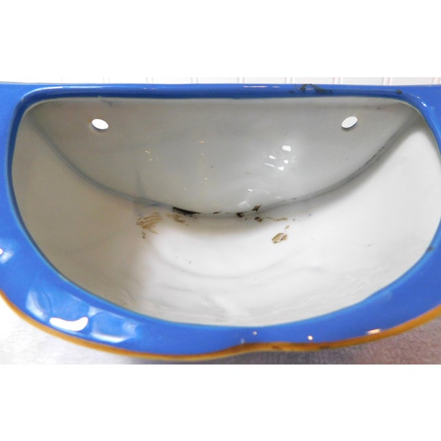 Ceramic Rare Lenwile Ardalt Pâte-Sur-Pâte Porcelain Planter With Bronze Faucet For Sale - Image 7 of 13