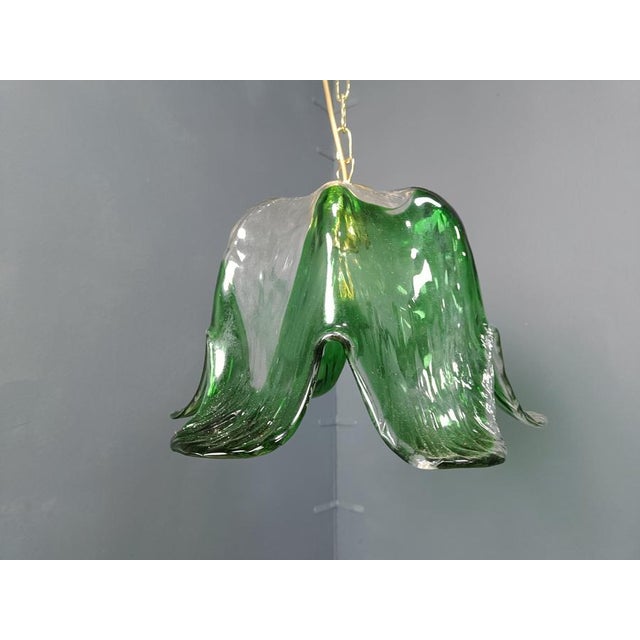 Vintage Murano Glass Pendant Light from Mazzega, 1960s For Sale - Image 10 of 12