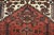 Zanjan Rug 4'2'' X 6'7'' Red Wool Vintage Tribal Hand-Knotted Oriental Carpet For Sale - Image 9 of 13