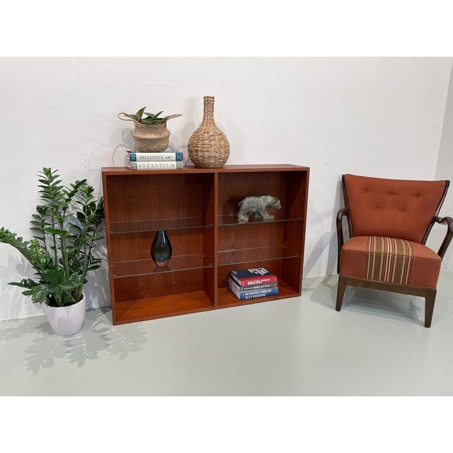 Danish Modern Teak Bookcase by Børge Mogensen for FDB Møbler, 1950s For Sale - Image 11 of 18