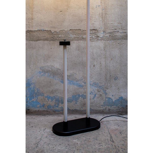 Halogen Floor Lamp with Glass Cone and Lacquered Metal, Italy, 1970s For Sale - Image 4 of 6